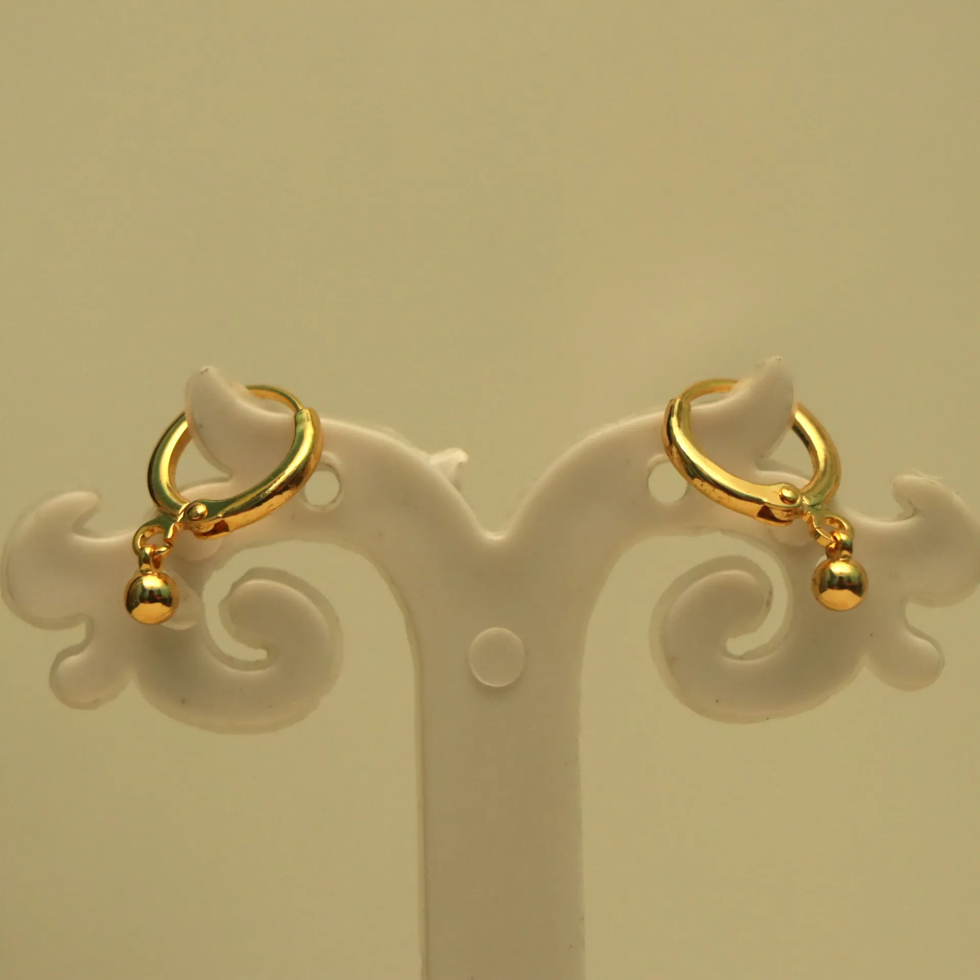 [EARINGS-00735] Arihant Classic Ghungroo-Style Hoop Earrings