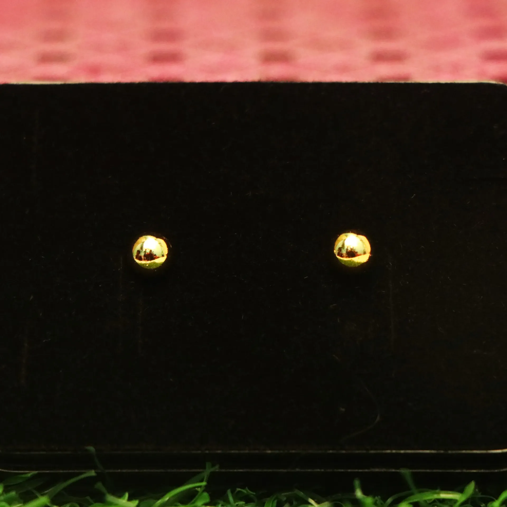 [EARINGS-00752] Arihant Minimalist 22K High-Shine Ball Studs (Small)