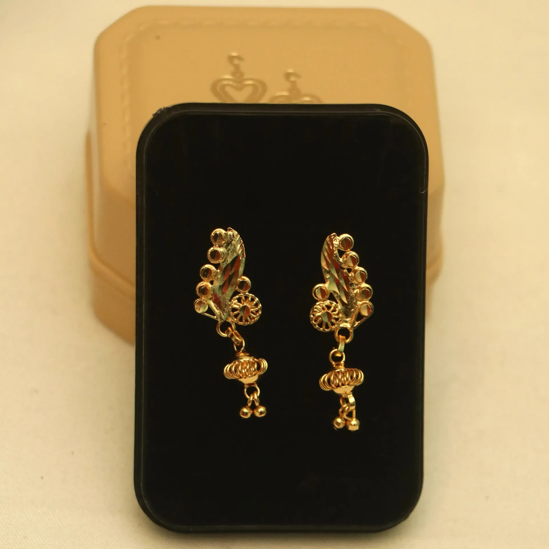 [EARINGS-00754] Arihant Classic Rawa-Bordered Geometric Studs