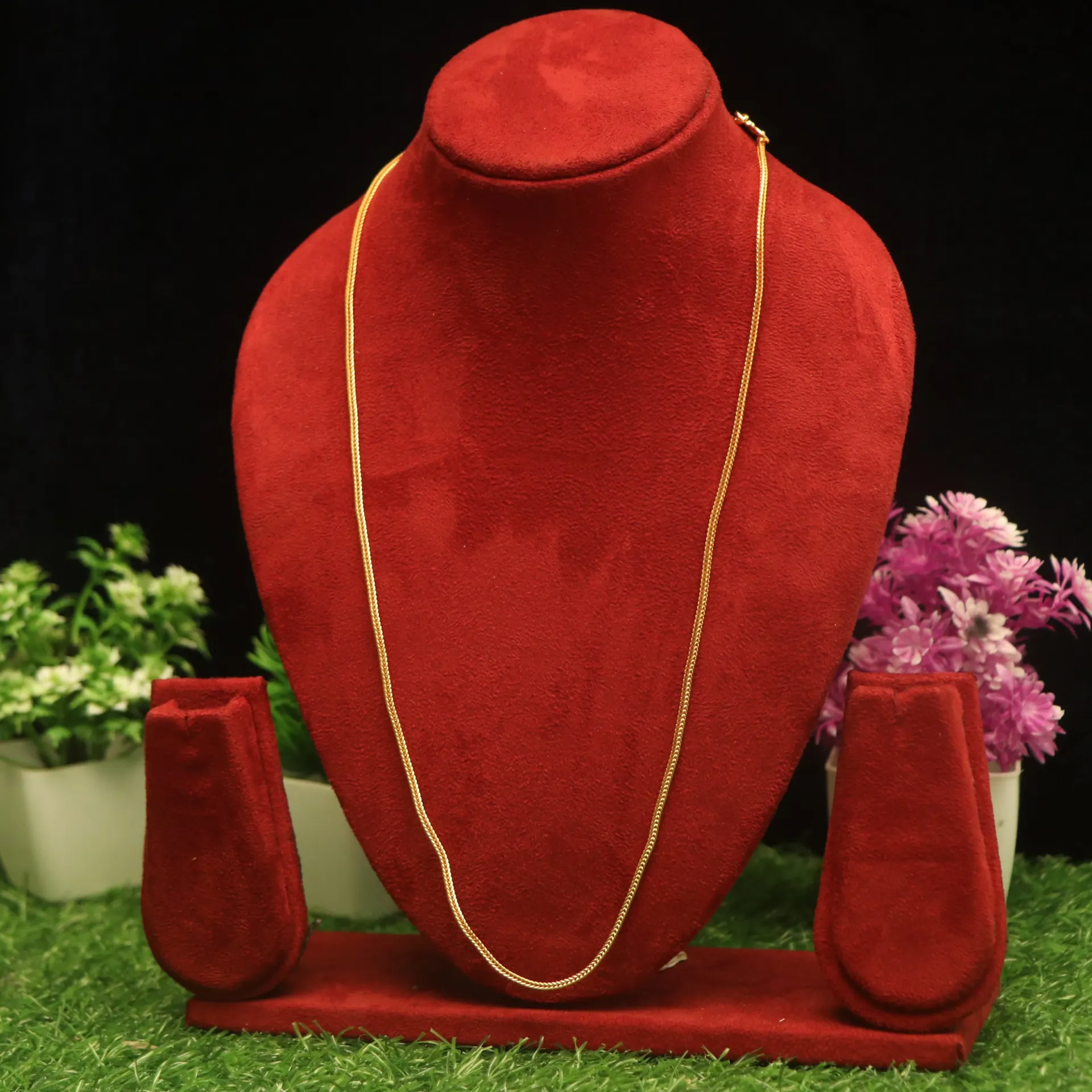 [NECKLACES-00766] Arihant V-Weave Radiant Polished Neck-Chain