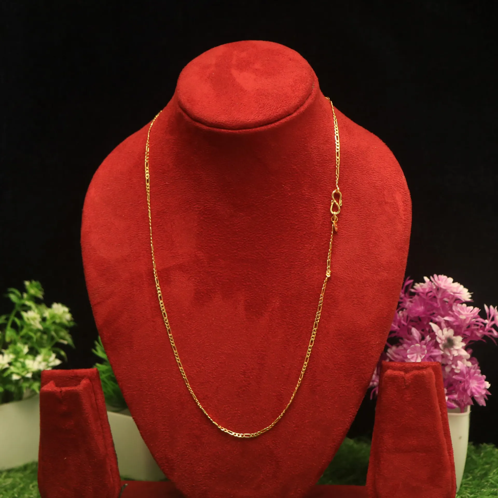 [NECKLACES-00767] Arihant Umiyaji Daily Comfort Lightweight Figaro