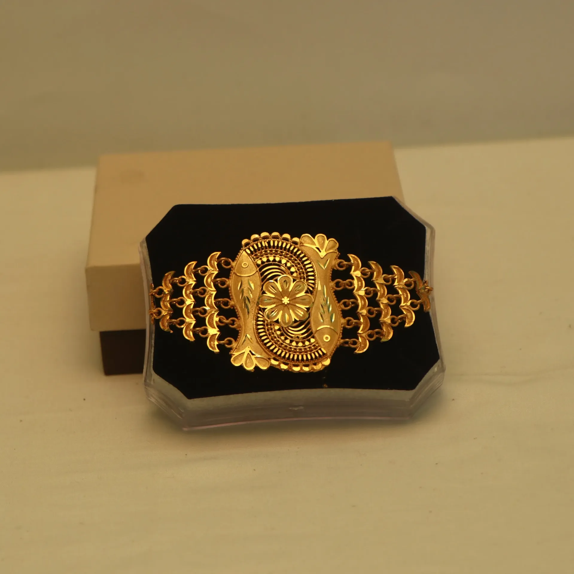 Shreehari Matsya-Kanya Twin Fish Filigree Mantasha