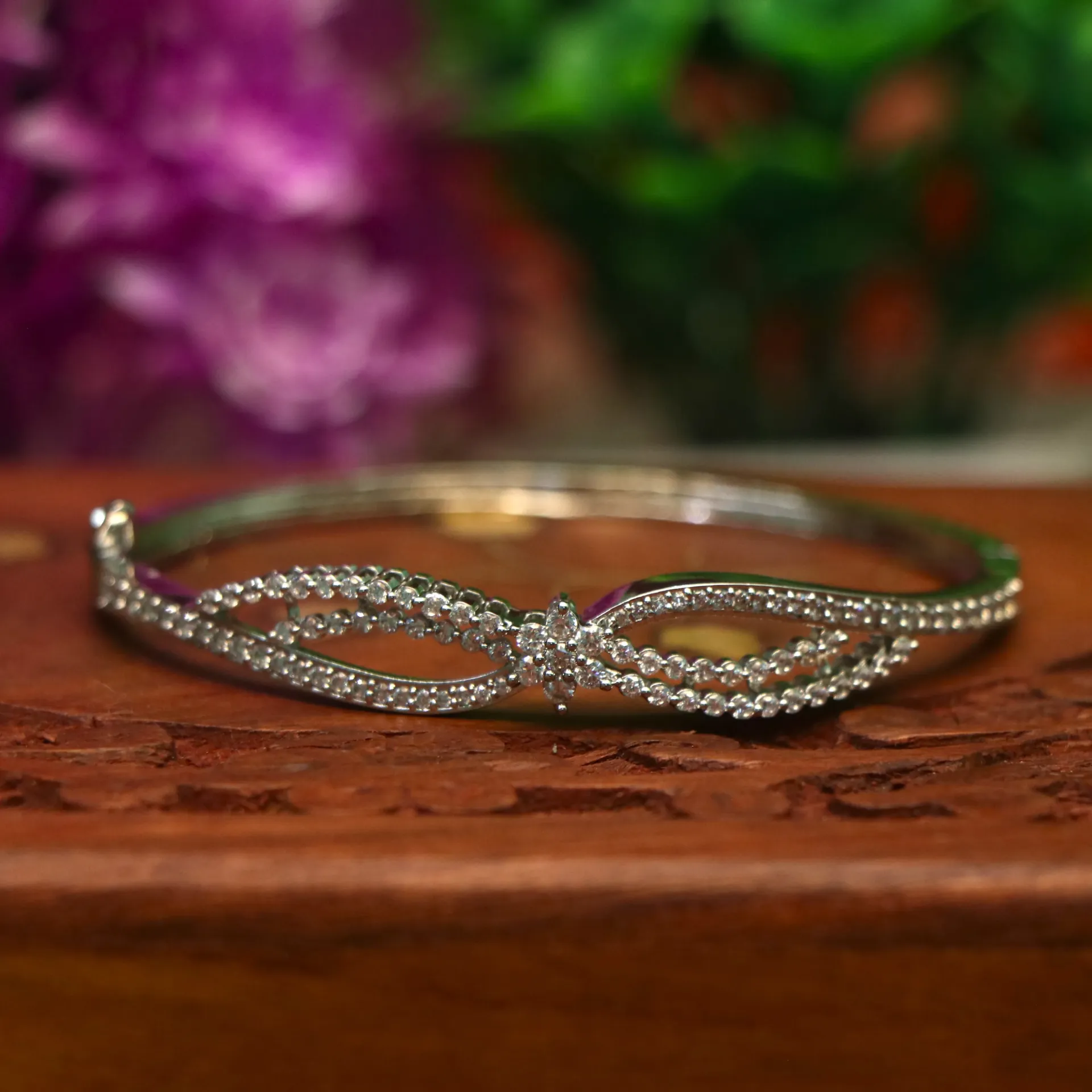 Ad Bloom American Diamond Bracelet