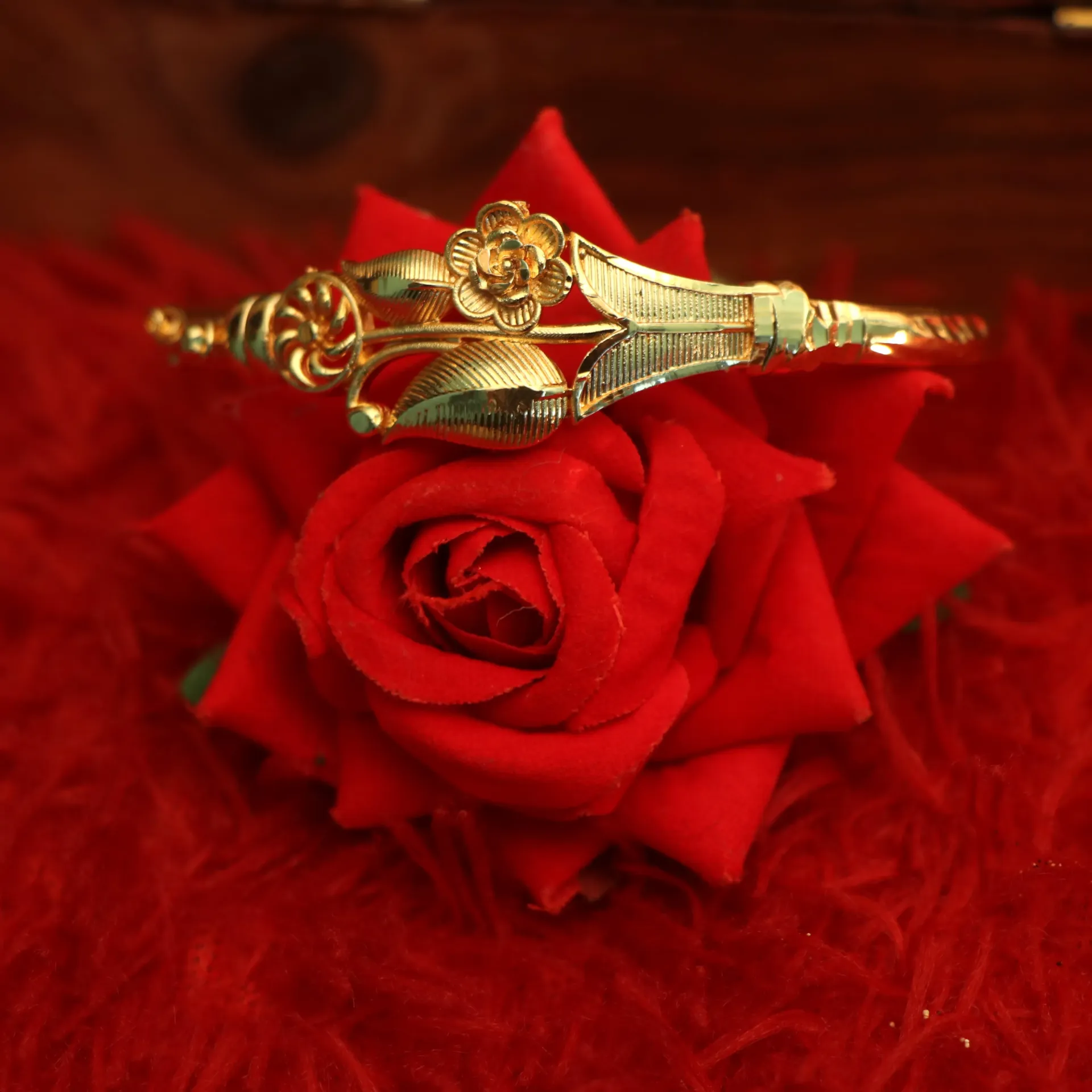 LT Eternal Bloom Delicate Floral Rose Designer Bracelets