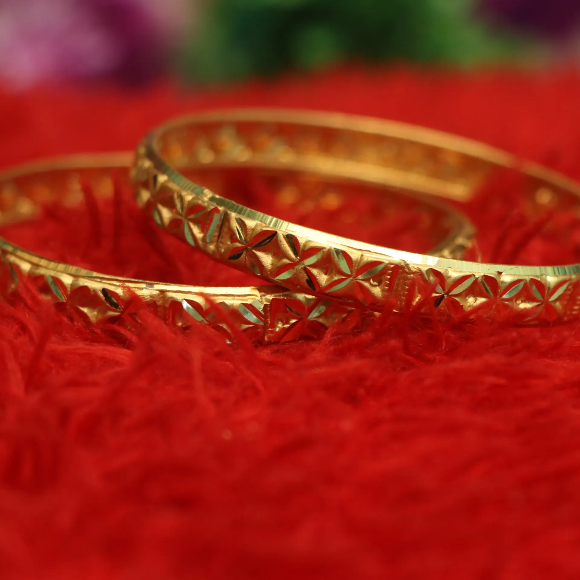 [BANGLES-00305] LT Floral Bloom Wedding Bangle