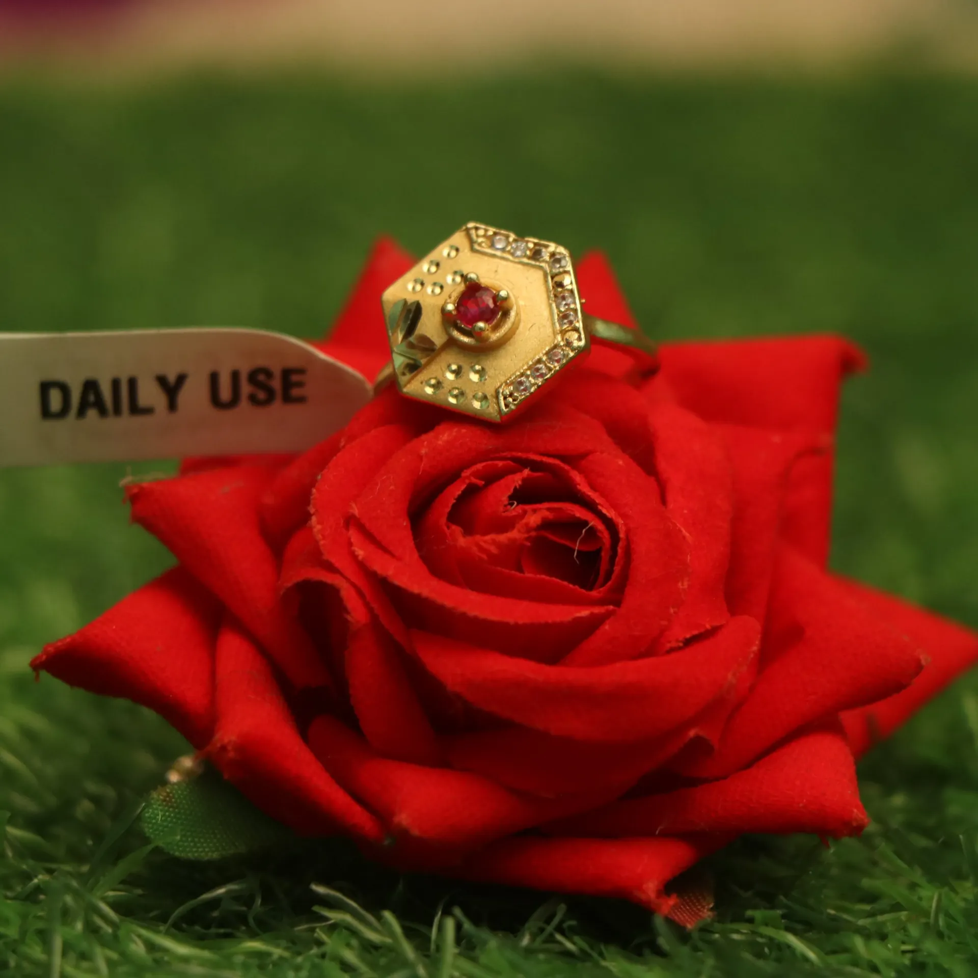 LT Ruby Radiance Hexa-Ring