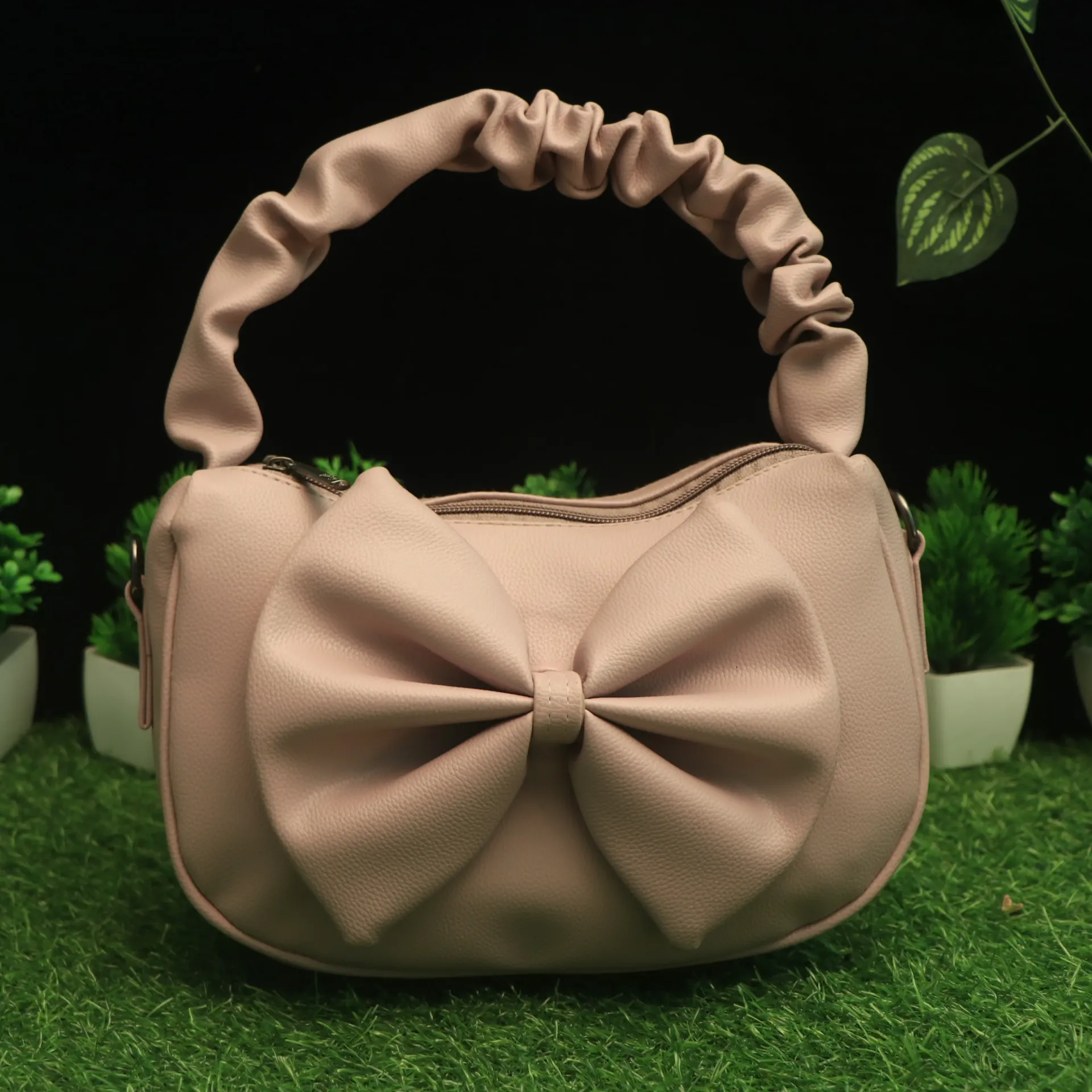 The Aurora Bow-Detail Mini Satchel