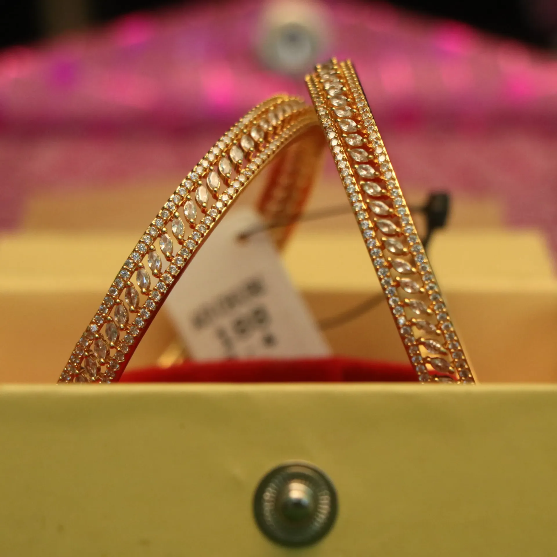 [BANGLES-00575] Arihant Anusuya Classic Stone-Studded Bangle Set
